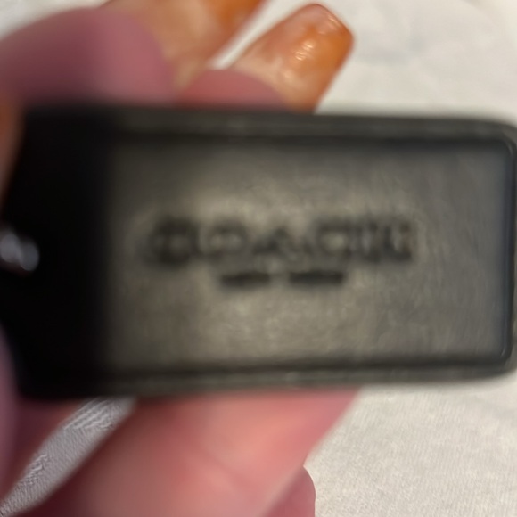 Coach hearts handbag / shoulder bag in black /brown leather - Picture 10 of 10